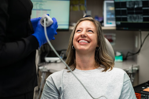 Patient smiling